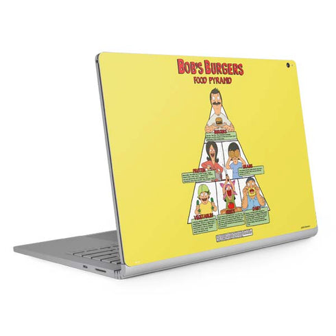 Bobs Burgers Food Pyramid Surface Book 2 15in Skin